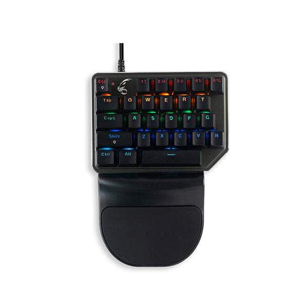 MediaRange Πληκτρολόγιο wired mechanical Gaming pad with RGB-effect (MRGS100)