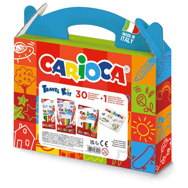 Μαρκαδόροι Carioca Travell Kit set 30τεμ.