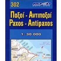 Χάρτης Παξοί - Αντιπαξοί εκδ. ROAD