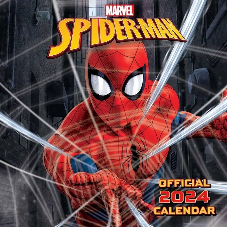 Ημερολόγιο Spiderman 2024 Square Wall Calendar Bostanoglou.gr