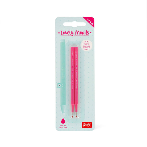 Ανταλλακτικό Legami Gel Pen Set 2p. Lovely Friends Ροζ