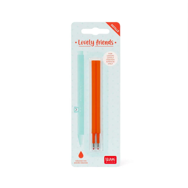 Ανταλλακτικό Legami Gel Pen Set 2p. Lovely Friends Πορτοκαλί