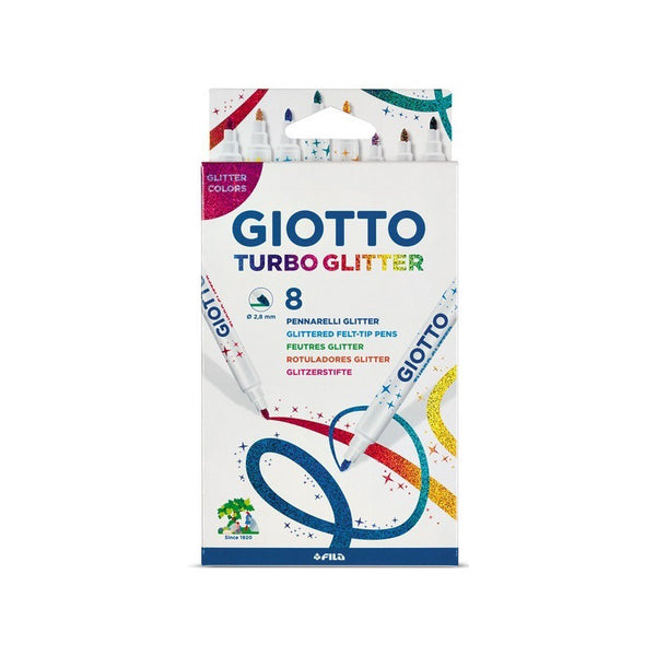 Μαρκαδόροι Giotto Turbo Glitter 8τεμ.