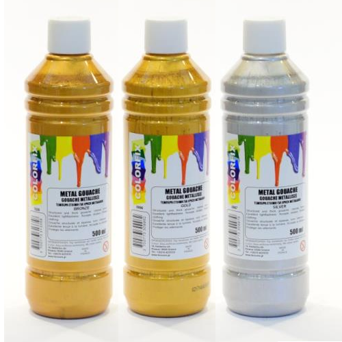 Τέμπερα Metalic 500ml Colorfix