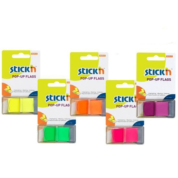 Σελιδοδείκτες Πλαστικοί Διάφανοι Stick'N POP-UP 45x25mm 50φ