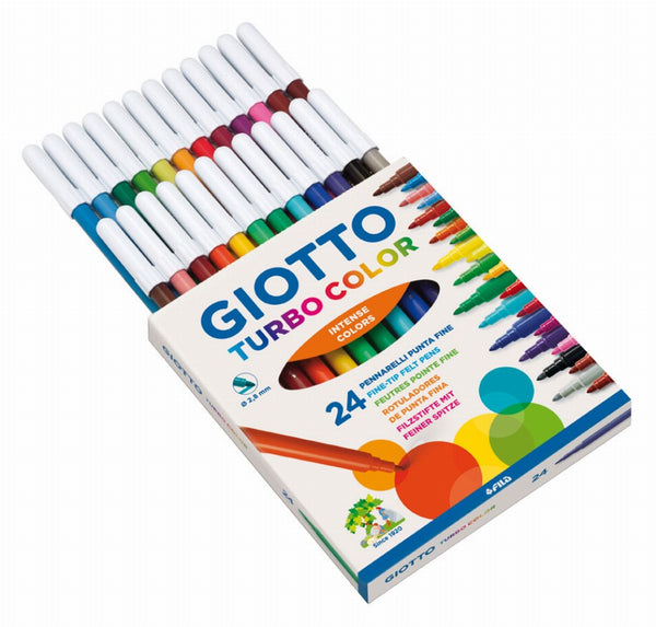 Μαρκαδόροι Giotto Turbo Color set 24 χρωμάτων