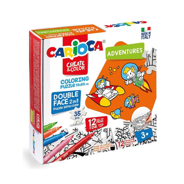 Σετ Ζωγραφικής Puzzle Adventures 35τεμ. Carioca