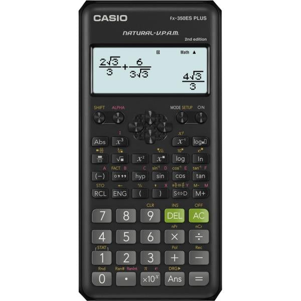 Αριθμομηχανή Επιστημονική Casio FX-350ESPLUS (252 Λειτουργίες)