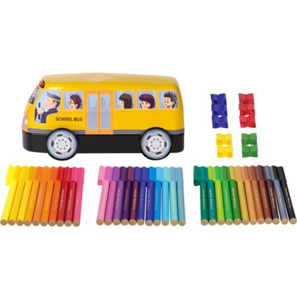 ΜαρκαδόροΙ Faber Castell Set Ζωγραφικής μεταλλικό σχολικό 33τεμ.