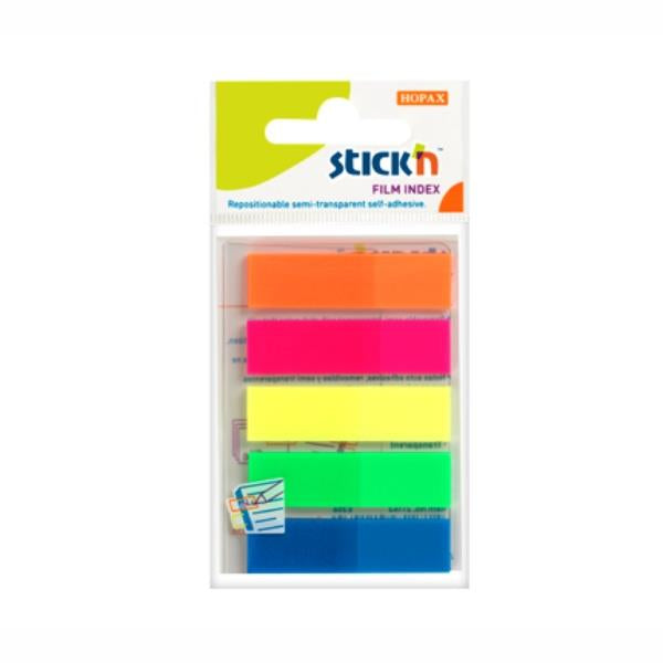 Σελιδοδείκτες Πλαστικοί Stick'N Neon 45x12mm 5Χ25φ