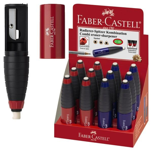 Ξύστρα & Λευκή Γόμα Faber Castel Βαρελάκι