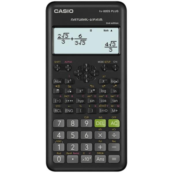 Αριθμομηχανή Επιστημονική Casio FX-82ΕS PLUS (252 Λειτουργίες)