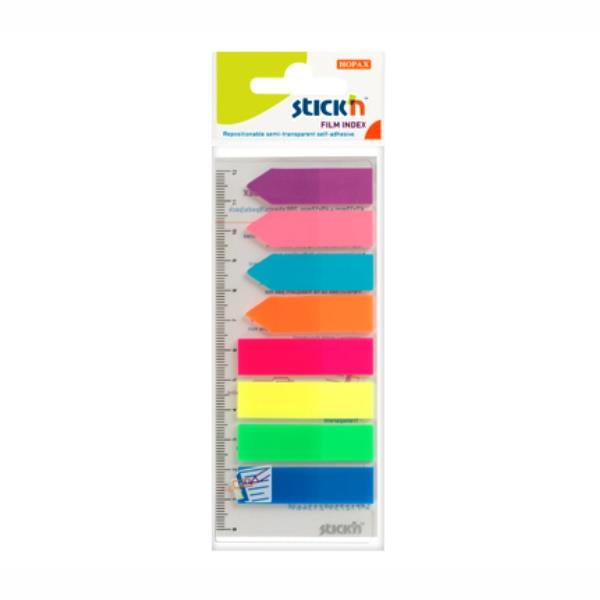 Σελιδοδείκτες Πλαστικοί Stick'N Neon 45x12mm 8Χ25φ