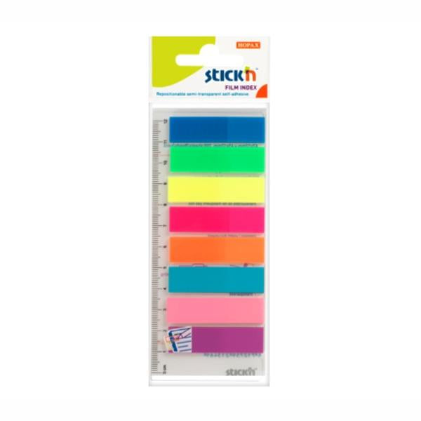 Σελιδοδείκτες Πλαστικοί Stick'N Neon 45x12mm 8Χ25φ