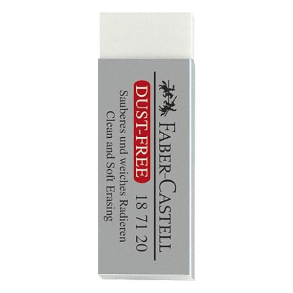 Γόμα Faber Castell Dust Free λευκή (μεγάλη)