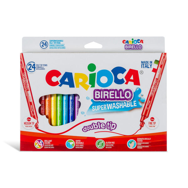 Μαρκαδόροι Carioca Birello set 24 χρωμάτων