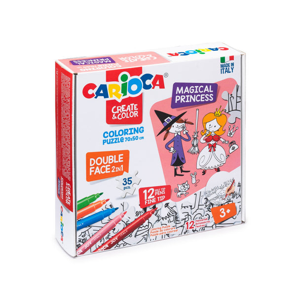 Σετ Ζωγραφικής Puzzle Magical Princess 35τεμ. Carioca