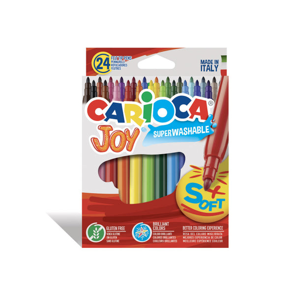 Μαρκαδόροι Carioca Super Joy set 24 χρωμάτων