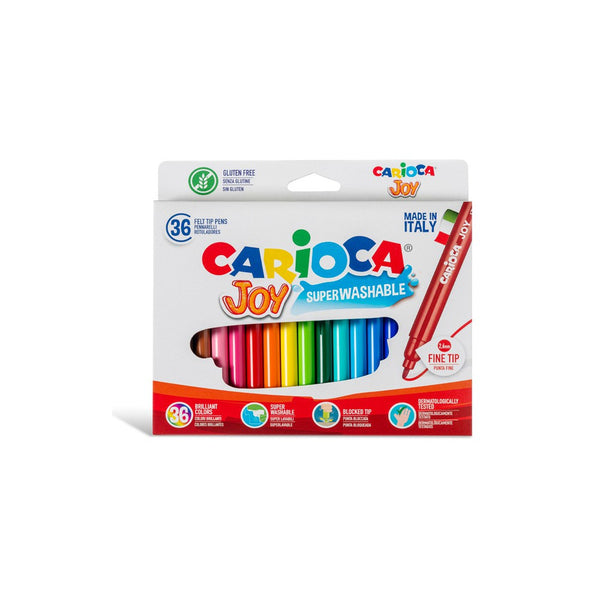 Μαρκαδόροι Carioca Super Joy set 36 χρωμάτων