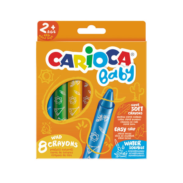 Carioca Κηρομπογιές Baby Jumbo 2+ set 6 χρωμάτων